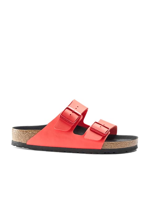 Red birkenstock 2024 men