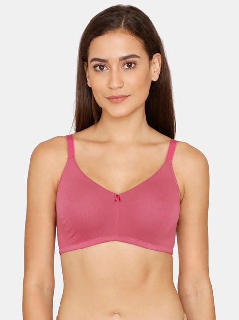 Zivame Purple Non Wired Non Padded T-Shirt Bra Price in India