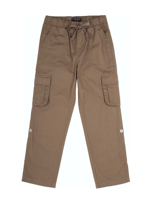 Allen Solly Junior Brown Cotton Trousers