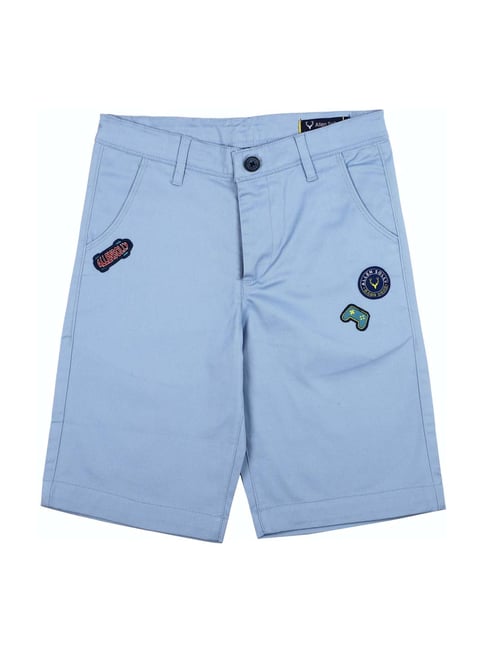 Allen Solly Junior Blue Cotton Shorts