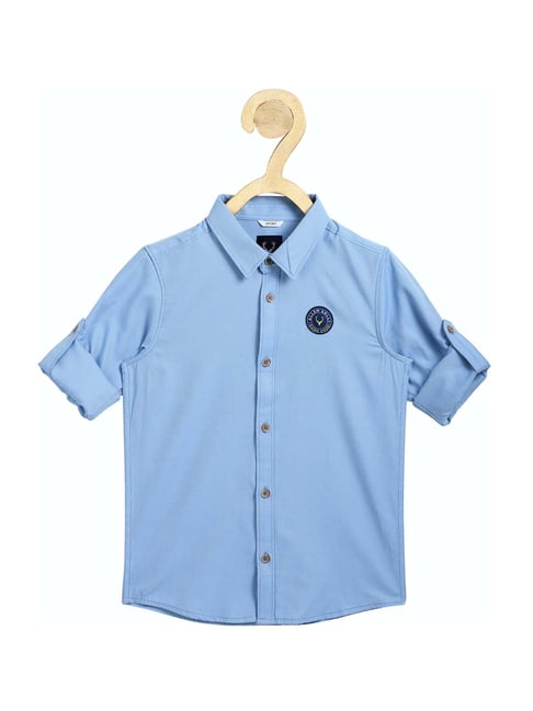 Allen Solly Junior Blue Slim Fit Shirt