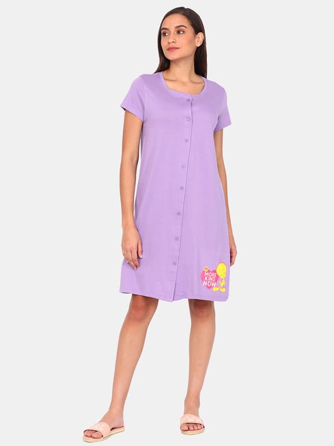 Buy Zivame Violet Night Dress for Women Online @ Tata CLiQ