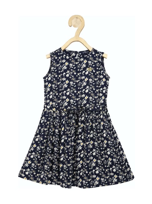 Allen Solly Junior Navy Printed Frock