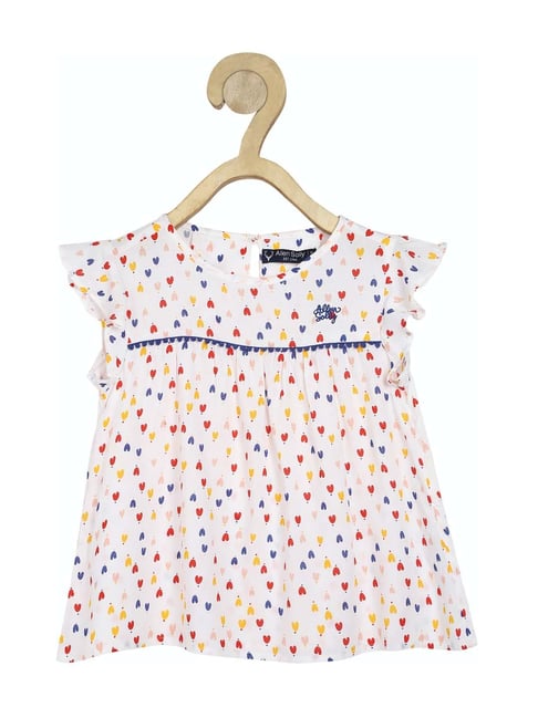 Allen Solly Junior White Printed Top