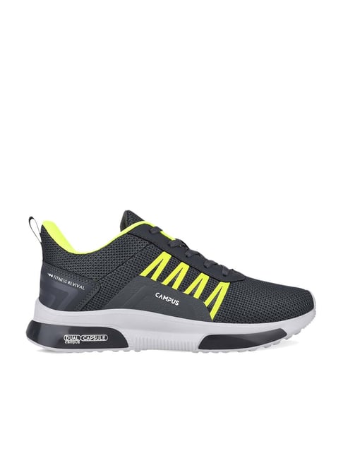 Buy Campus Kids BRAZIL Charcoal Grey Running Shoes for Boys at