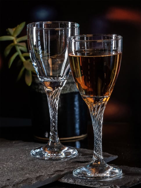 Imported Stylish Wine Glass Set of 4-180ml Capacity
