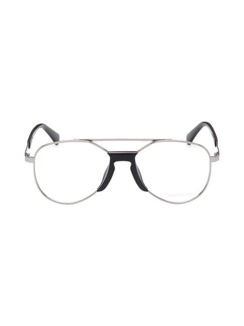 Diesel Silver Pilot Frames for Men