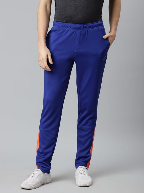 ALCIS Blue Slim Fit Track Pants