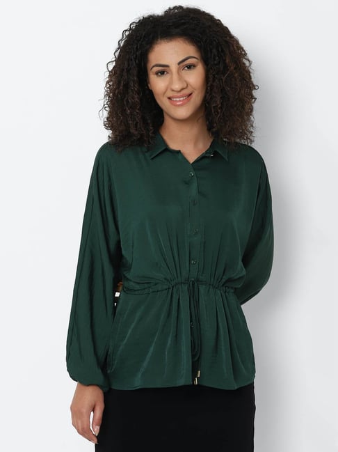 Solly by Allen Solly Green Shirt Price in India