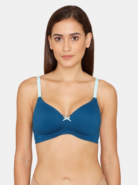 Buy Rosaline by Zivame Red & White Non Wired Non Padded T Shirt Bra for  Women Online @ Tata CLiQ