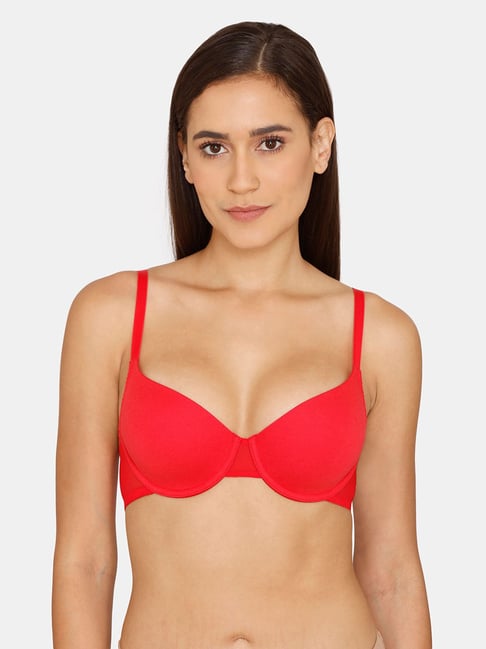 Zivame Lingerie : Zivame Shades Of Love Moderate Lift Push Up Bra - Pink  Online