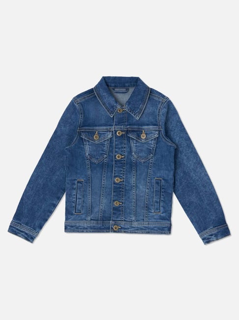 alizba enterprises Full Sleeve Washed Boys Denim Jacket - Buy alizba  enterprises Full Sleeve Washed Boys Denim Jacket Online at Best Prices in  India | Flipkart.com