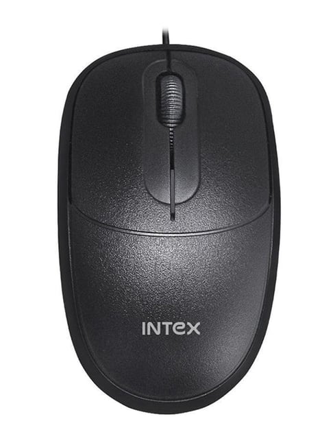 Intex ECO-6 Wired Optical Mouse (Black)