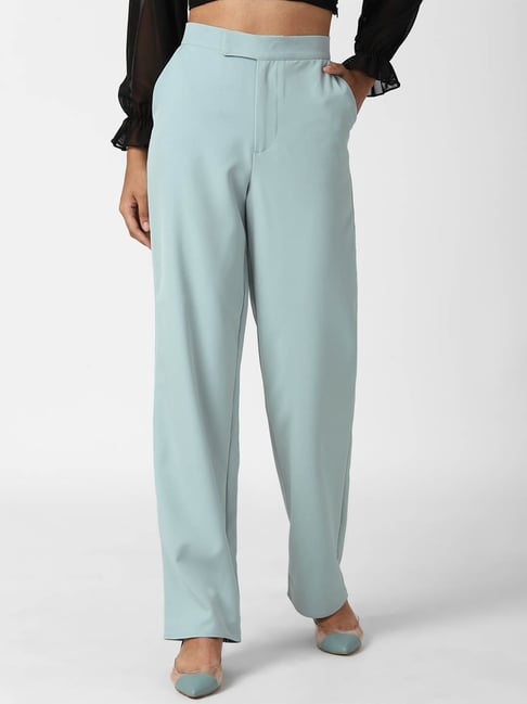 Forever 21 Blue Cotton Pants