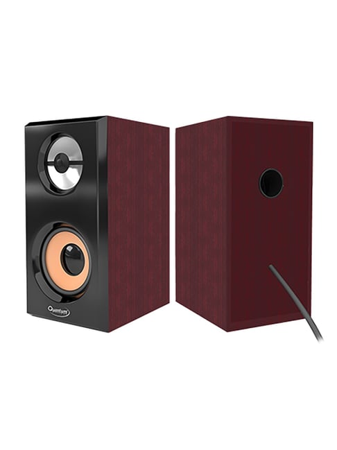 Quantum 636 Speaker Quantum QHM-630 USB Wooden Speaker (Black)