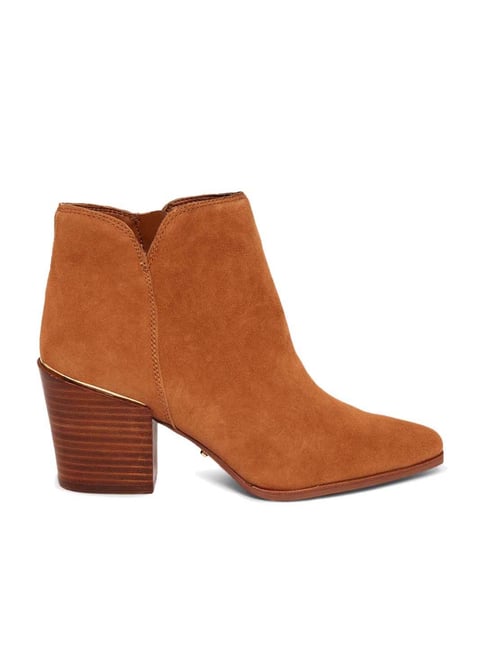 Boots Suede Aldo Leather Booties Aldo Women's Brown Casual Booties