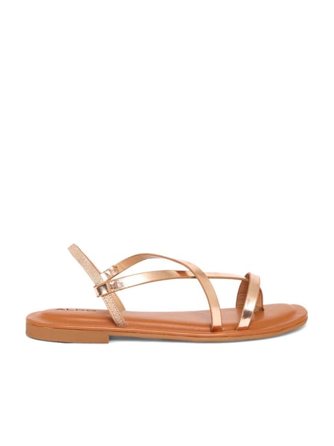 Aldo rose gold discount sandals