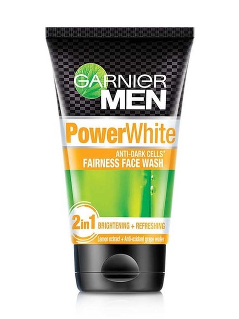 Garnier Men Tubro Bright Anti-Dark Cells Fairness Face Wash - 100 gm