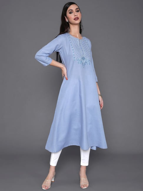 Aks hot sale blue kurta