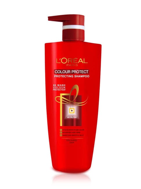LOreal Paris Colour Protect Shampoo With UVA  UVB For ColourTreated Hair  Buy LOreal Paris Colour Protect Shampoo With UVA  UVB For ColourTreated  Hair Online at Best Price in India 