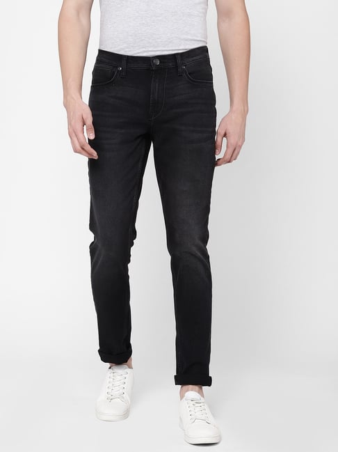 Lee Brushed Black Skinny Fit Jeans