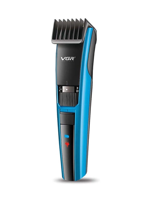 VGR V-935 Professional Corded and Cordless Hair Trimmer - 100 min Runtime (Blue and Black)