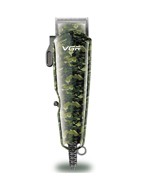 VGR V-126 Professional Corded Hair Trimmer - 150 min Runtime (Camouflage)