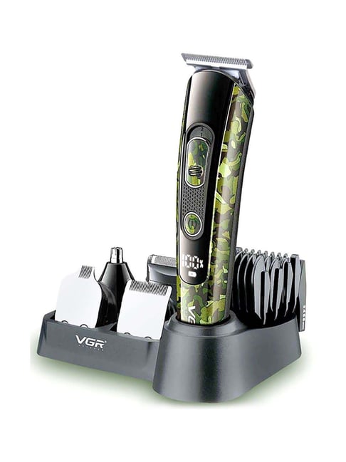 VGR V-102 Professional Corded and Cordless Hair Trimmer - 150 min Runtime (Camouflage)