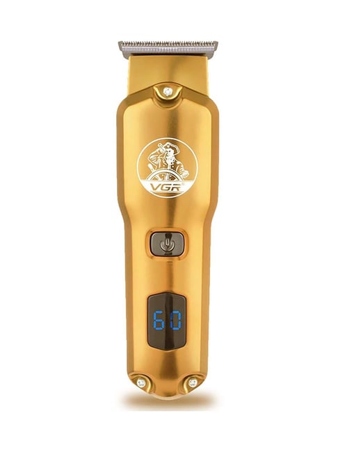 VGR V-927 Professional Cordless Hair Trimmer - 60 min Runtime (Gold)