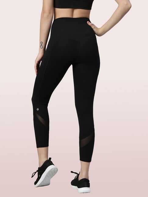 TWIN BIRDS Black Ankle Length Leggings