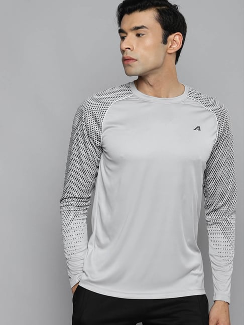 ALCIS Grey Full Sleeves T-Shirt