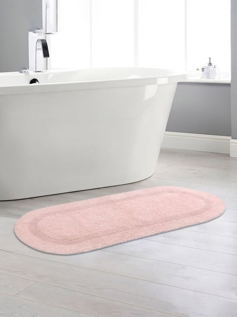 Saral Home Abstract Pink Cotton Multiuse Bath Mats - Set of 2-image-28