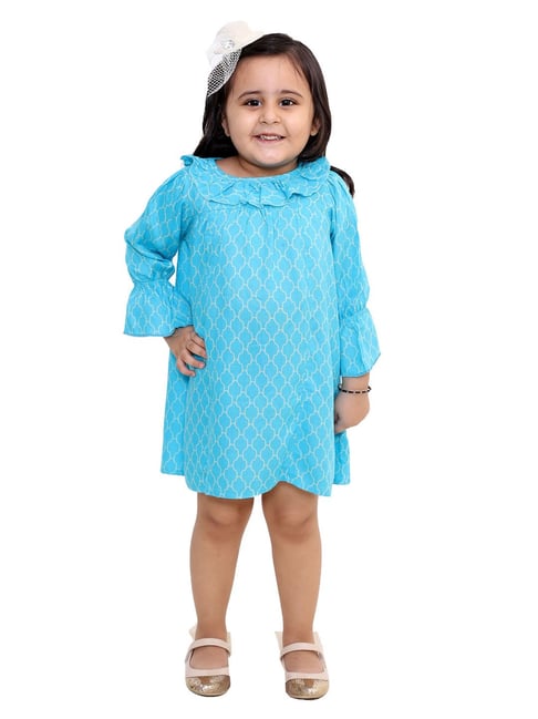 Buy Pixie Threads Satin & Net Flower dress For Girls SKY BLUE for Girls  (9-10Years) Online in India, Shop at FirstCry.com - 13210691