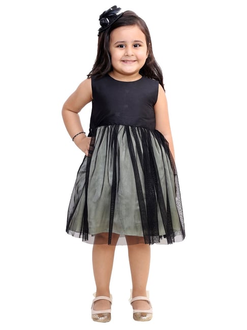 Buy Sequin Black Party Wear Girls Frock – Mumkins