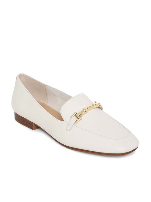 White leather moccasins on sale womens