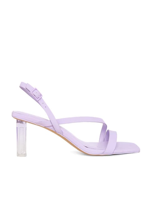 Buy Aldo Women's Lavender Back Strap Stilettos for Women at Best