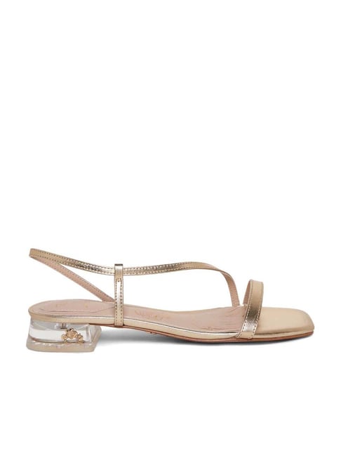 Aldo Women's Golden Sling Back Sandals