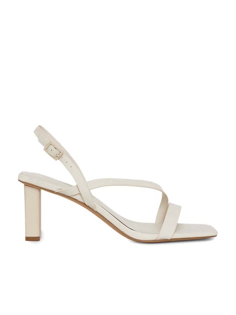 Aldo Women's Off White Back Strap Stilettos