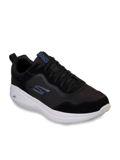 Skechers Men's GO RUN FAST Ink Black Running Shoes