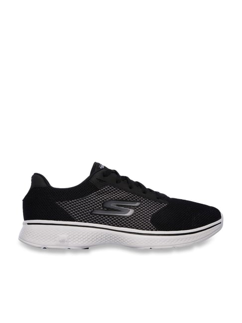 Skechers Men's GO WALK 4 Jet Black Walking Shoes