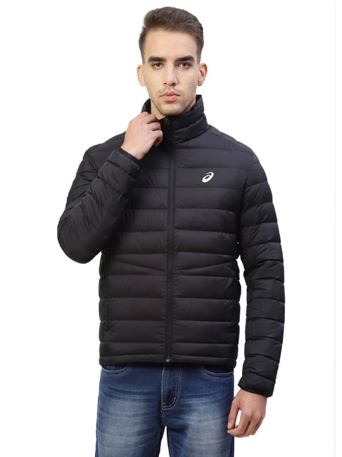 mens black quilted jacket sale