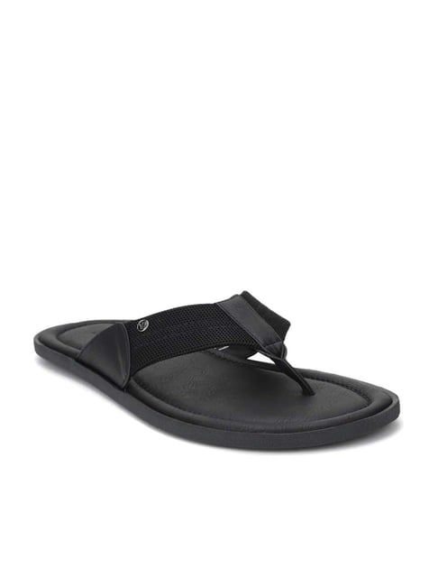 Buy Louis Philippe Men s Black Flip Flops for Men at Best Price