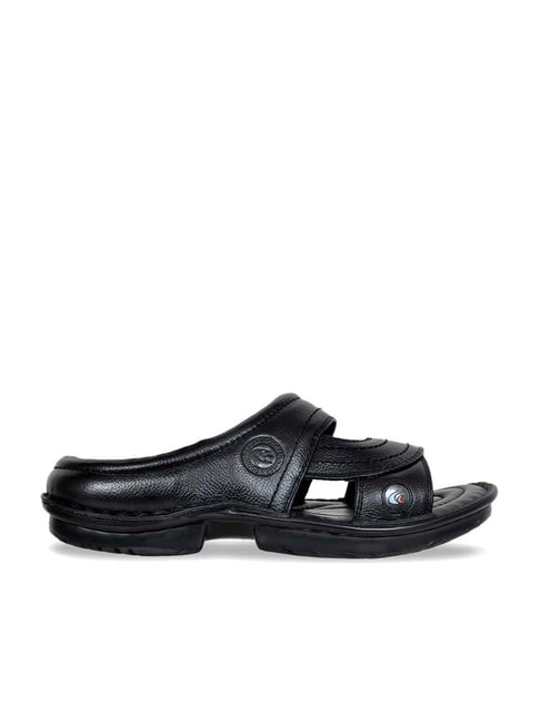Allen Cooper Men's Black Casual Sandals-picture-24