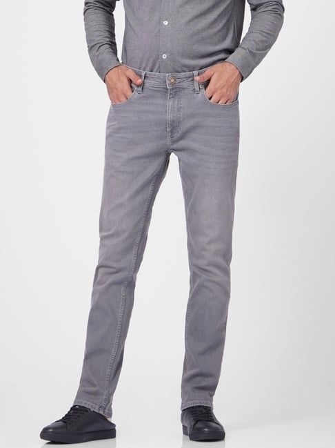 Jack & Jones Medium Grey Denim Regular Fit Jeans