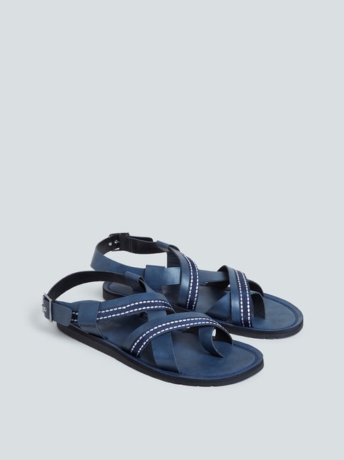 Buy SOLEPLAY by Westside Indigo Multi-Strap Sandals for Online @ Tata CLiQ