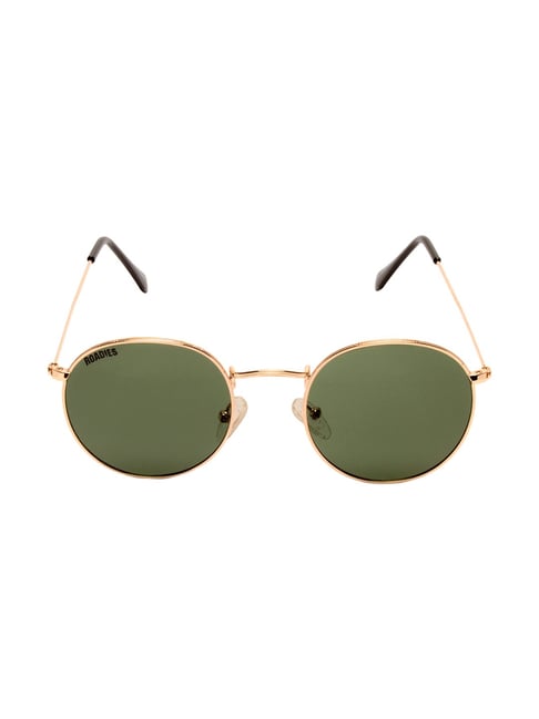 Buy Toughened Glass Aviator/Wrap-Around Sunglasses For Men - (Dark Green  G-15 Lens | Golden Metallic Frame | Large Size | RB3455) Online In India At  Discounted Prices