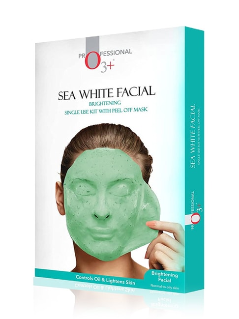 O3+ Sea White Facial Kit withBrighteningPeel Off Mask - 45 gm
