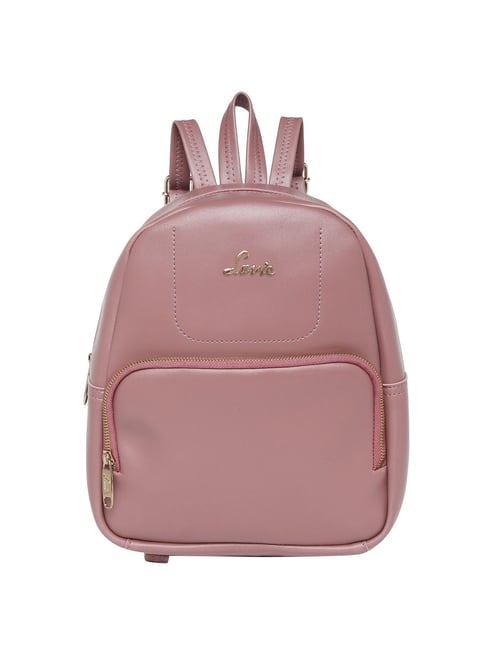 Lavie Pink PU Medium Backpack