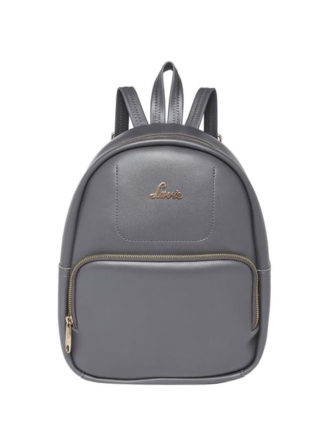 Lavie Grey PU Medium Backpack