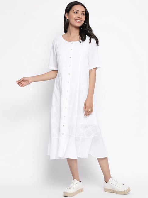 Fabindia 2025 white dress